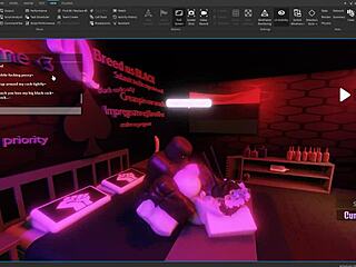 white roblox girl takes that massive black cock deep 😈🍆