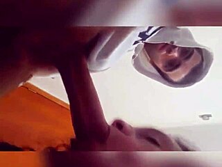 Colombian Milf Submissively Sucks Big Cock With Handjob To Please Her Man.