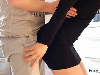 Stepmom gets fucked by stepson before family dinner