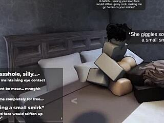 That shy Roblox girl becomes a slut when she's horny