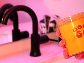 Can this big-titted redhead resist the oily halloween fuck with footjob and handjob before riding