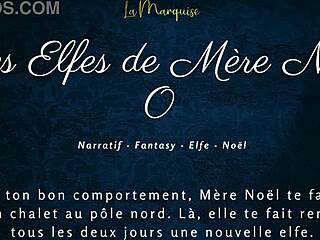 Bu Fransız Sesli Porno Noel'de, Noel Anne'nin Elfleri Yaramaz 🎅🎄