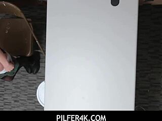 Hot shoplifter eden sin punished with doggystyle blowjob?