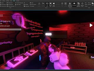 white roblox girl takes that massive black cock deep 😈🍆