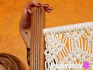 Wow, hot blonde milf strips outdoors after passion session!