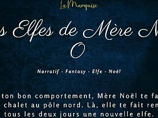 In this french audio porn christmas, the elves of mother noel are naughty 🎅🎄