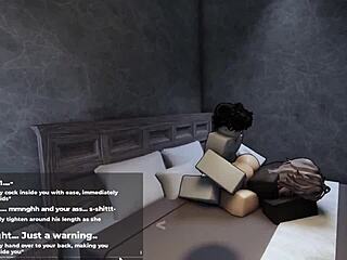 That shy Roblox girl becomes a slut when she's horny