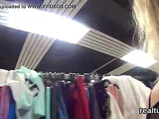 Adorable Czech Girl TEASED in Supermarket and RODE in POV