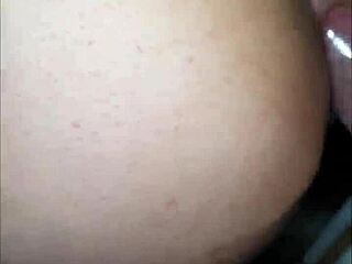 Destroying the cuckold's wife's tight pussy 😈