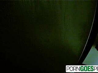 Savannah Fox in retro heels lingerie gets big ass fucked by monster cock