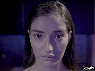 Teen AI deepthroats that monster cock and gets her tight ass reamed rough by old customer!