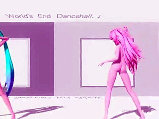 Hatsune Miku & Luka Worls End Dancehall Project Diva Nude Mod Full Nude