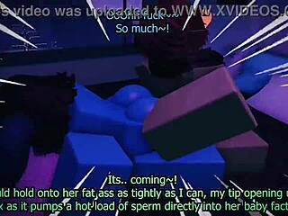 goblin gets seduced by elf in roblox rp with big tits