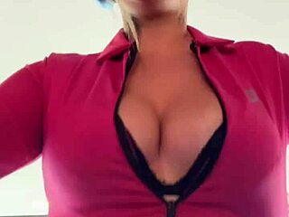 At the gym, training so horny my pussy sweats and drips on my big tits! 💦