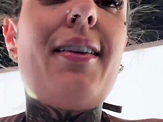 Girl trains at gym and gets very wet