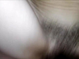 feeling the intense pleasure of fucking a hairy pussy bareback