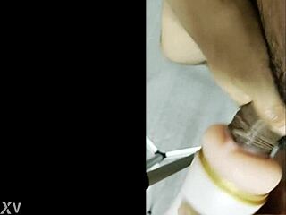 Extreme Fleshlight Jerking With Intense Stroking