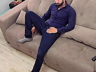 I came home and jerked off to neighbor's bodybuilder striptease.