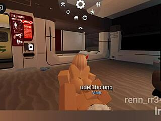 blonde gets blowjob and fucking from catboy