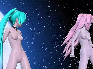 Hatsune Miku & Luka Worls End Dancehall Project Diva Nude Mod Full Nude