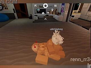 blonde gets blowjob and fucking from catboy