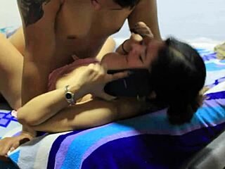 Getting fucked while on the phone?