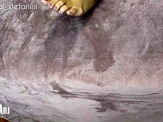 this well-endowed guy is fucking the big-assed latina milf at home