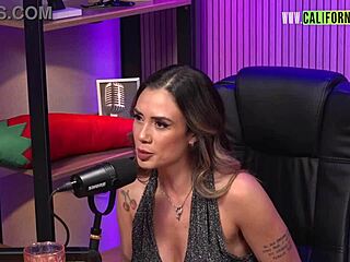 Rafa hot dominates as the queen of virtual sex with big tits