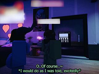 goblin gets seduced by elf in roblox rp with big tits