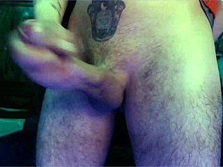 Big load of cum comes out of my long thick cock