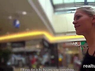 Adorable Czech Girl TEASED in Supermarket and RODE in POV