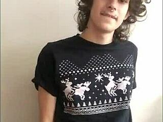 Cute Tgirl Moans Loudly While Masturbating To Intense Orgasm!