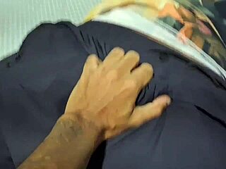 Petite Latina Teen's Anal Orgasm in Afternoon Voyeur Assfucking