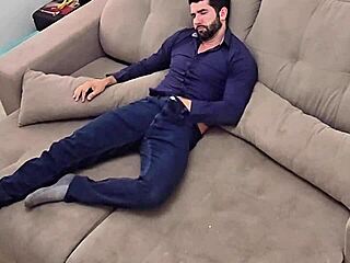 I came home and jerked off to neighbor's bodybuilder striptease.