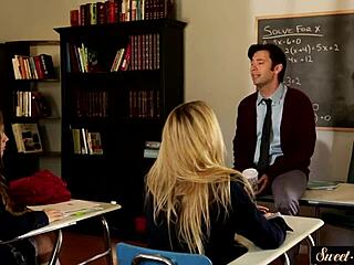 is this classy babe riding passionately?