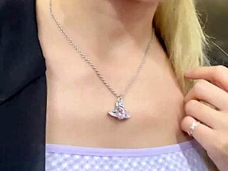 asian girl masturbating in elevator? someone walks in on her!