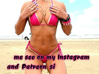 南达·比贝洛在公共场合做爱，双插 😏