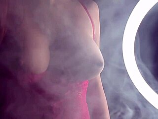 Hey, check out Artemisia Love in her hot solo session with big horny tits bouncing