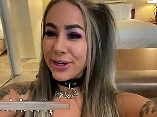 She invited him over to release cum on her face