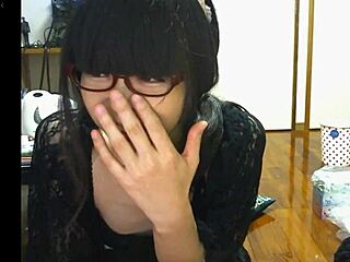 japanese shemale gets off with intense solo masturbation session 🍆💦