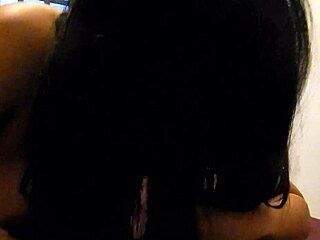 colombian escort with big ass bends over for blowjob and doggystyle in casting