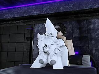 i'm pounding my hot furry roblox slut doggystyle with my big cock