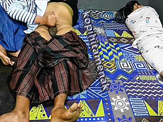 Amateur Indonesian wife shares husband’s cock with Arab and Asian girlfriends in homemade threesome blowjob