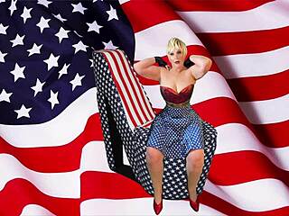 Granny Americas Gets Patriotic With Stick Lick And Dick Action Leading To Mature Milf Creampie And Toy Orgasms In Missionary