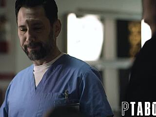 Jane Doe and Ricky Greenwood spotlight with Tommy Ashley Lane in petite shemale POV creampie hardcore action