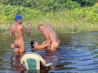 watch cuckold husband cry as wife gets bareback fucked by another guy