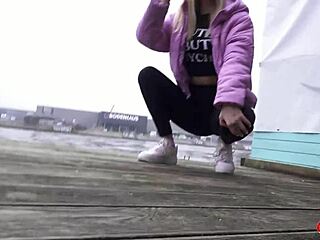 Will big saggy tits nurse Naomi agree to rough casting fuck after pickup talk?