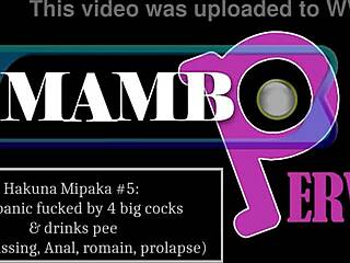I feel so thrilled with Hakuna Mipaka 5 Gih Spanic fucked by 4 big cocks in DAP pissing anal ATM Romain prolapse BBC monster cock session