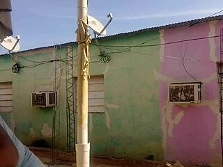 my neighbor can't resist staring at my big ass in this short dress, it's turning me on so much