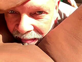 stepdad spotted his young stepdaughter doing yoga outside. he couldn't resist licking her sweet tight 18+ pussy passionately.